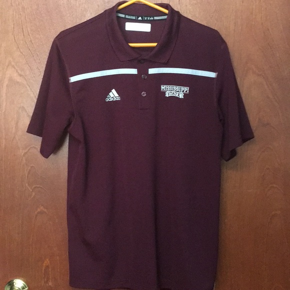 adidas mississippi state polo